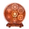 Lámpara de Sal del Himalaya Chakras