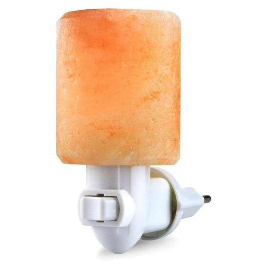 Lámpara de Sal del Himalaya Noche Mini Cilindro