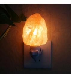 Lámpara de Sal del Himalaya Noche Mini Natural