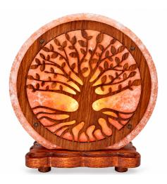 Lámpara de Sal del Himalaya Árbol de la Vida Raíces