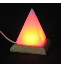 Lámpara de Sal del Himalaya USB Pirámide