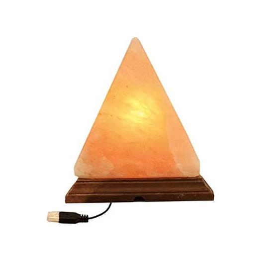 Lámpara de Sal del Himalaya USB Pirámide