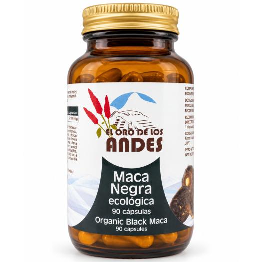 Maca Negra El Oro de los Andes Bio 90 Caps. 700mg