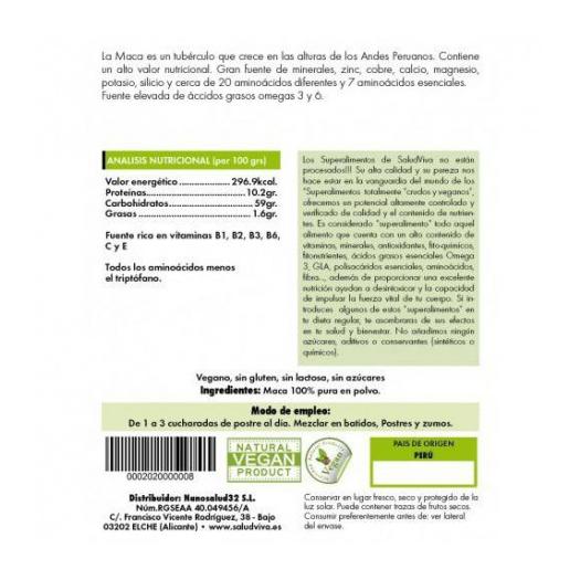 Maca Premium Bio 200g