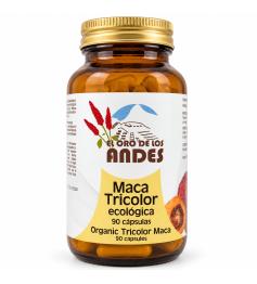 Maca Tricolor El Oro de los Andes Bio 90 Caps. 700mg