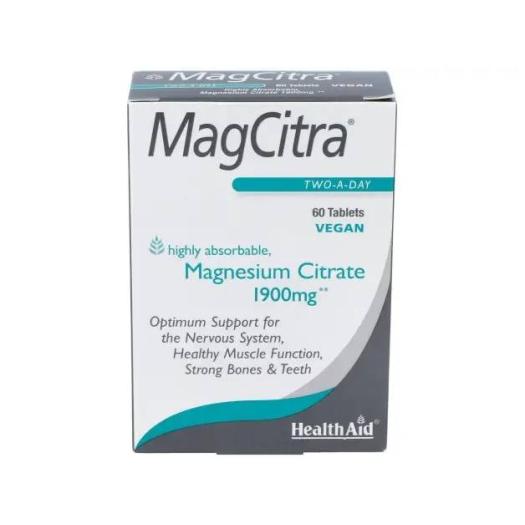 MagCitra	60 Comp	HealthAid