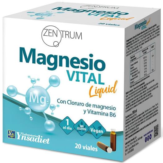Magnesio Vital Liquid Zentrum Ynsadiet 20 Viales