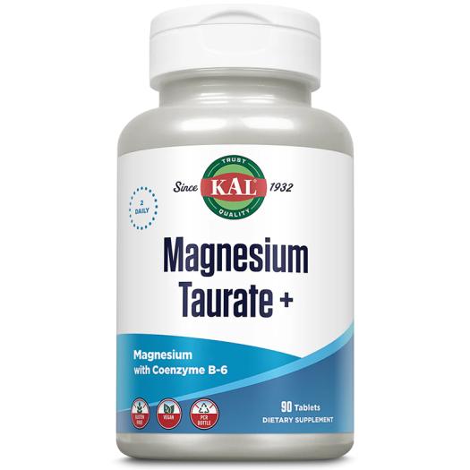 Magnesio Taurato con B6 Solaray 90 Comprimidos