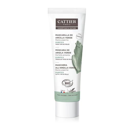 Mascarilla Arcilla Verde Piel Mixta y Grasa Cattier Bio 100ml