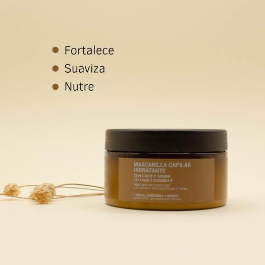 Mascarilla Capilar de Coco y Avena con Keratina Labnatur 250ml