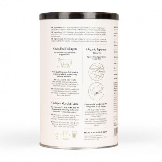 Matcha Collagen Colágeno con Magnesio y Té Matcha Matcha&Co 300g
