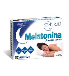 Melatonina Zentrum Ynsadiet 60 Cápsulas Vegetales