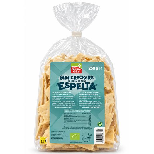 Mini Crackers 100% Espelta La Finestra Bio 250g