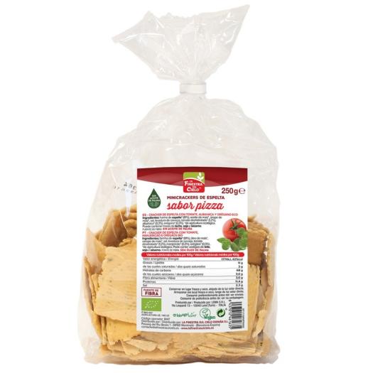 Mini Crackers de Espelta Sabor Pizza Bio 250g