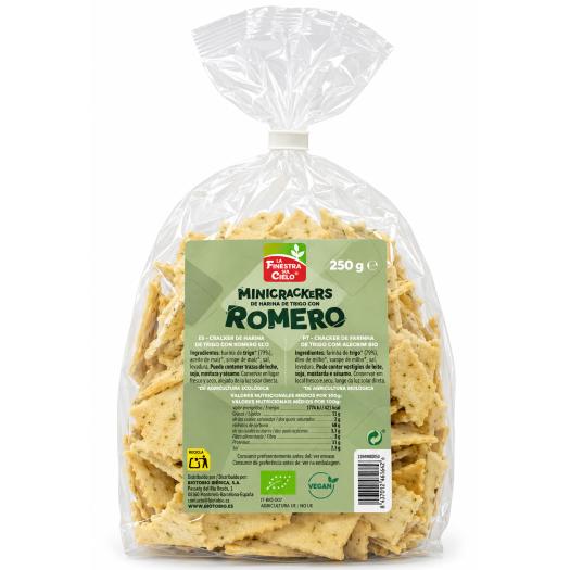 Mini Crackers de Trigo con Romero La Finestra Bio 250g