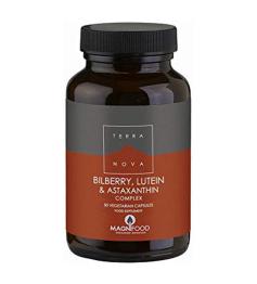 Mirtilo, Luteína y Astaxantina Complex - 50 Cápsulas - Terranova