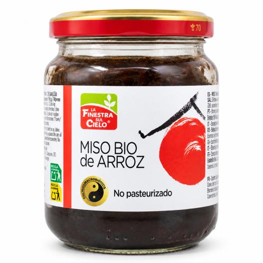 Miso de Arroz No Pasteurizado La Finestra Bio 300g
