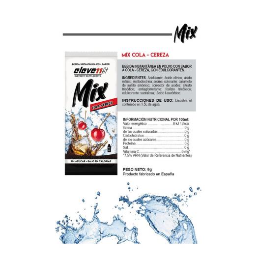 MIX Cereza-Cola  12 uds Elevenfit 9g