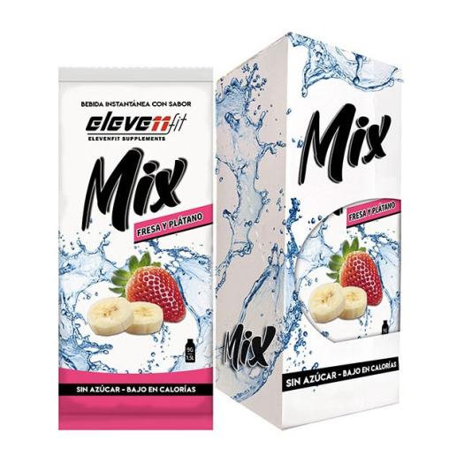 MIX Plátano y Fresa (Banana & Strawberry) 12 uds Elevenfit 9g