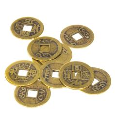 Monedas de la Suerte del Feng Shui Chino 10 Monedas