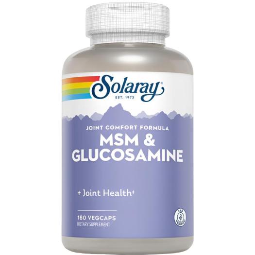 Msm & Glucosame Solaray 180 Vegcaps