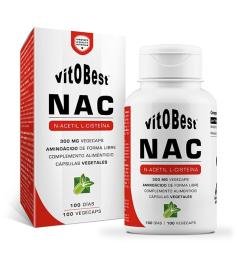 NAC 300mg Vitobest 100 Cápsulas