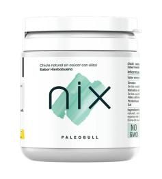 Nix: Pastilhas elásticas naturais de hortelã-verde com xilitol Paleobull 35 un.