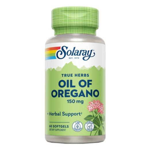 Oil of Oregano (Aceite de Orégano) Solaray 60 Perlas