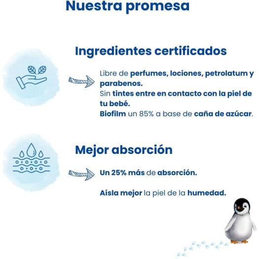 Pañales Talla 1 Recién Nacido 2-5Kg Pingo Bio 27ud