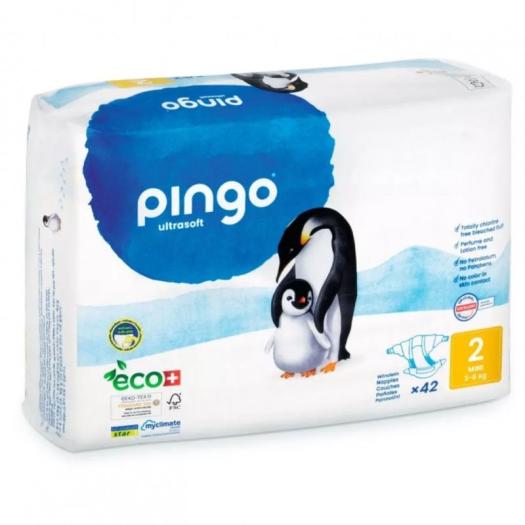 Pañales Talla 2 Mini 3-6Kg Pingo Bio 42ud