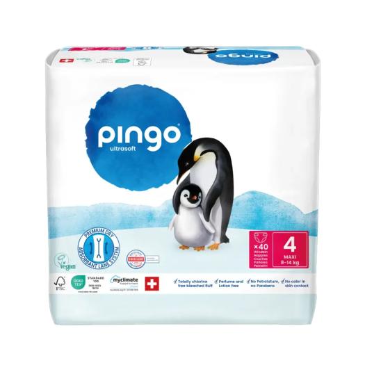 Pañales Talla 4 Maxi 7-18Kg Pingo Bio 40ud