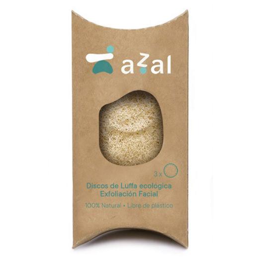 PACK 3 Discos de Lufa Exfoliante Facial Azal 7,5cm