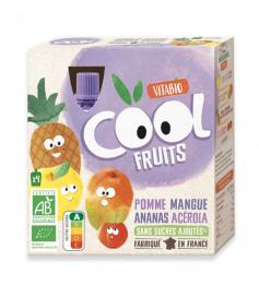 PACK Cool Fruits Manzana, Mango y Piña Vitabio 4x90g