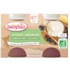 PACK Yogur de Avena, Plátano y Arándanos 100% Vegetal Babybio 2x130g