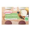 PACK Yogur de Avena, Plátano y Arándanos 100% Vegetal Babybio 2x130g