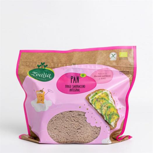 Pan Integral Trigo Sarraceno Sin Gluten Zealia Bio 330g