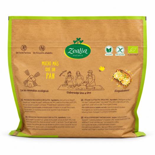 Pan Multicereales y Semillas Zealia Bio 330g