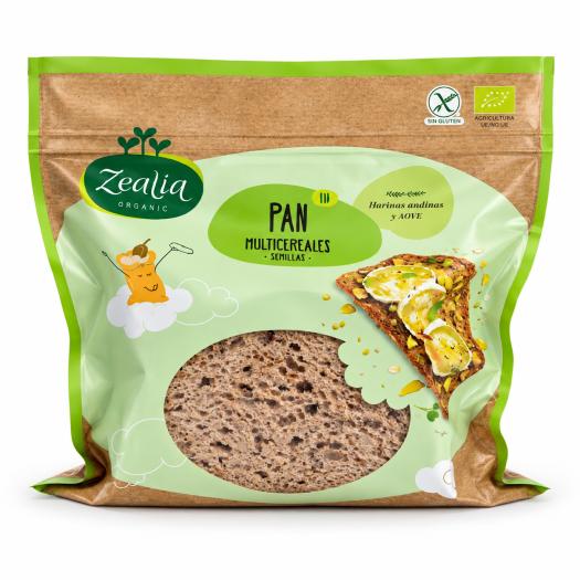 Pan Multicereales y Semillas Zealia Bio 330g