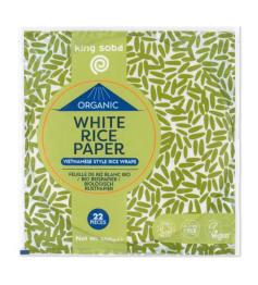 Papel de Arroz Blanco Sin Gluten King Soba Bio 200g