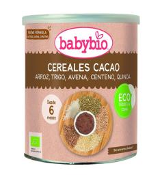 Papillas en Polvo 5 Cereales con Cacao Babybio Bio 220g