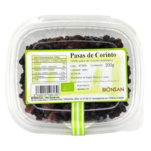 Pasas de Corinto Bionsan Bio 200g