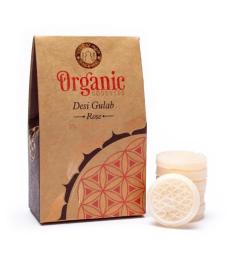 Pastillas de Cera de Soja Perfumada Rosa Organic Goodness 40g