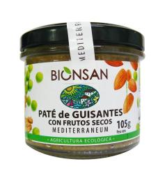 Paté de Guisantes con Frutos Secos Bionsan Bio 105g