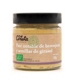 Paté Untable de Berenjena y Semillas de Girasol Carlota Bio 180g