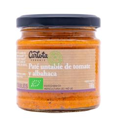 Paté Untable de Tomate y Albahaca Carlota Bio 180g