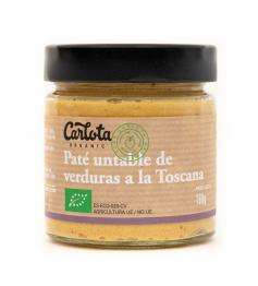Paté Untable de Verduras a la Toscana Carlota Bio 180g