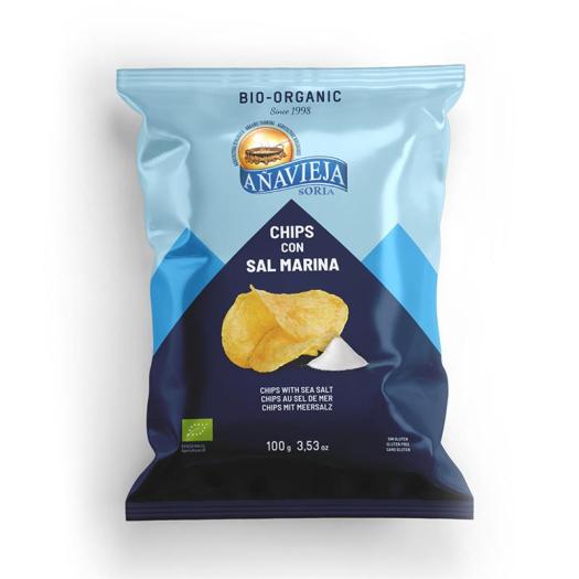 Patatas Fritas en Aceite de Girasol Añavieja Bio 100g