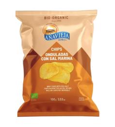 Patatas Fritas en Aceite de Girasol Onduladas Añavieja Bio 100g