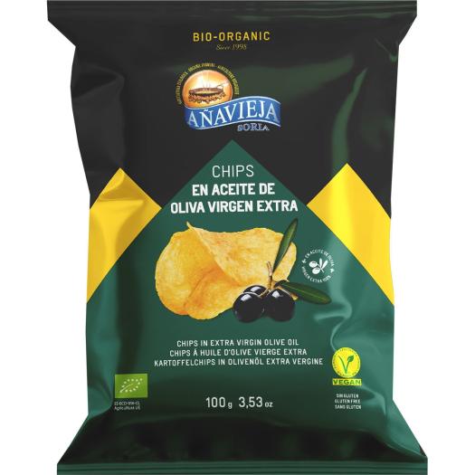 Patatas Fritas Gran Gourmet en Aceite de Oliva Añavieja Bio 100g