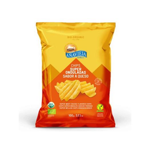 Patatas Fritas Super Onduladas Sabor Queso Añavieja Bio 100g